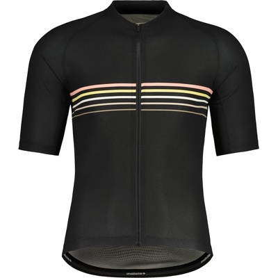 Maloja Мъжка фланелка с къс ръкав за колоездене Maloja ZengaM. Cycling jersey - Deep Black (056-4237-0112)