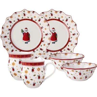 Villeroy & Boch Súprava pre dvoch Santa Toy's Delight 6 ks