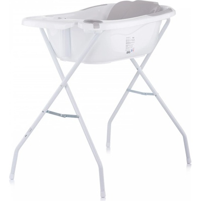 Chipolino Vela Set detskej vaničky a praktického stojana 87cm Grey