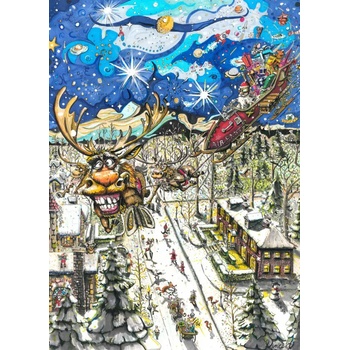 Grafika - Puzzle Santa's Tour - 1 000 piese