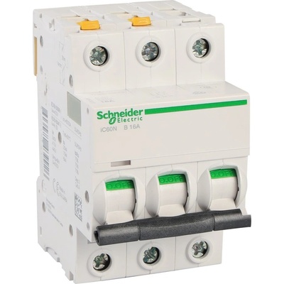 Schneider Electric 3P B 16A iC60N 6kA A9F03316