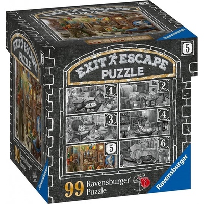 RAVENSBURGER Únikové EXIT Strašidelné sídlo 5: Na půdě 99 dílků