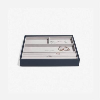 Stackers box na šperky Navy Blue Classic Ring & Bracelet Layer tmavě modrá 75992