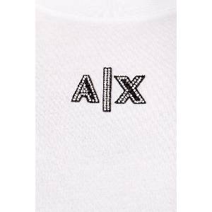 Giorgio Armani тениска дамска от памук с еластан (XW002966.AF10356)