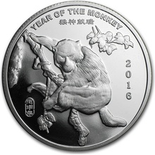 Sunshine Minting Year of the Monkey 2016 1 oz