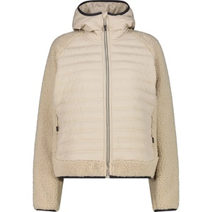 CMP Дамско синтетично яке CMP Women's Jacket Hybrid Fix Hood 36P1446 Hybrid jacket - Kaki - размер 46 (EU) (104-6680-0317)