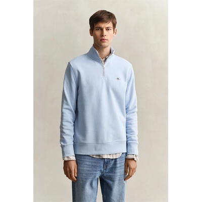 Gant Блуза Gant Shield Half-Zip Sweatshirt - Fresh Blue 457