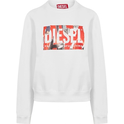Diesel Блуза Diesel Women's Crew Sweatshirt - Bright White