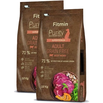 Fitmin Purity GF Adult Beef 2 x 12 kg