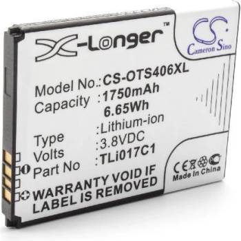 Image 1 of VHBW Батерия за Alcatel One Touch Streak, 1750 mAh (800116523)