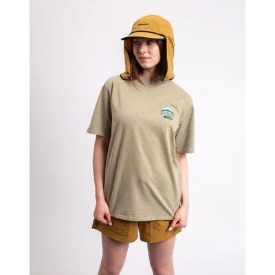 Patagonia W's Great Waves Ringer Tee Gumtree Green