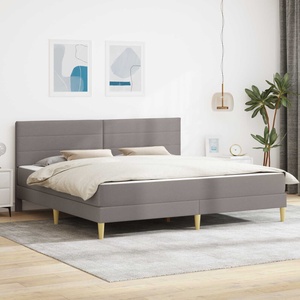 vidaXL Рамка за легло 200 x 200 cm Таупе (3414977)
