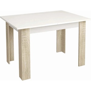Bogdan Furniture G Тра езна маса Мебели Богдан Radina, Бяло и Дъб сонома