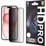 LITO Протектор за iPhone 15 - Lito HD Pro Privacy - Черен