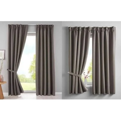 Дрейпари БГ Затъмняваща завеса "Блекаут", за окачване на релса или тръбен корниз, цвят Таупе, височина 160, 225 и 245см. ширина 140 и 295см. код-202020612 Цена от 31.98лв