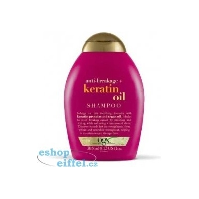 OGX šampon proti lámání vlasů keratinový olej 385 ml