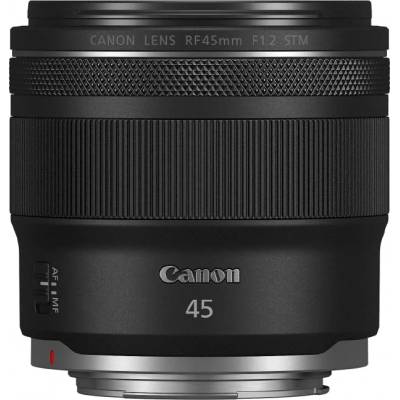 Canon lens RF 45mm F1.2 STM - fixed focal length lens with F1.2 light intensity - ideal for portrait photography - compatible with Canon EOS R system