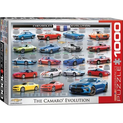 EUROGRAPHICS - Puzzle Chevrolet The Camaro Evolution - 1 000 piese