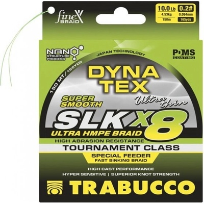 Trabucco Šnúra Dyna-Tex SLK X8 Feeder Sink 150 m 0,084 mm 4,54 kg