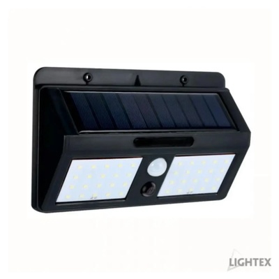 Lightex Led СОЛАРЕН АПЛИК 6w 6500k ЧЕРЕН СЪС СЕН (3801064004600)
