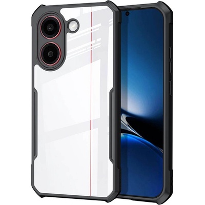 Xiaomi XUNDD Прозрачен Калъф за Xiaomi Poco X8 Pro 5G / Redmi Turbo 5 5G - TPU+Акрил, Airbag, 0.8mm защита, Черен