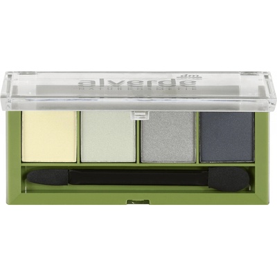 alverde naturkosmetik oční stíny quattro 75 Smokey Eyes 4 g