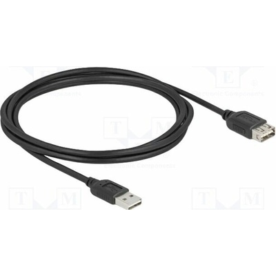 Delock 81513 USB 2.0 zlacený 2m černý