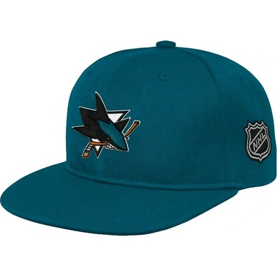 Fanatics Logo Flatbrim San Jose Sharks JR zelená