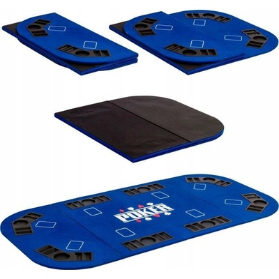 Garthen M57302 Skládací pokerová podložka - modrá