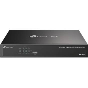 TP-Link Мрежов видео рекордер TP-Link - VIGI NVR1008H-8MP, PoE+, черен (VIGI NVR1008H-8MP)