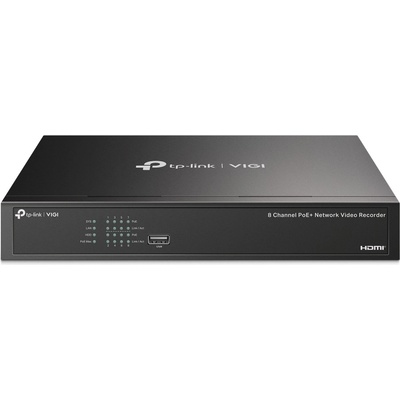 TP-Link Мрежов видео рекордер TP-Link - VIGI NVR1008H-8MP, PoE+, черен (VIGI NVR1008H-8MP)