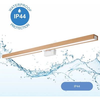 Brilagi Brilagi-LED Лампа за огледало в баня WOODY MIRROR LED/15W/230V IP44 дъб/бял (BG15132)