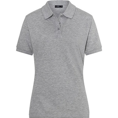 James&Nicholson Dámska polokošeľa JN071 Grey Heather