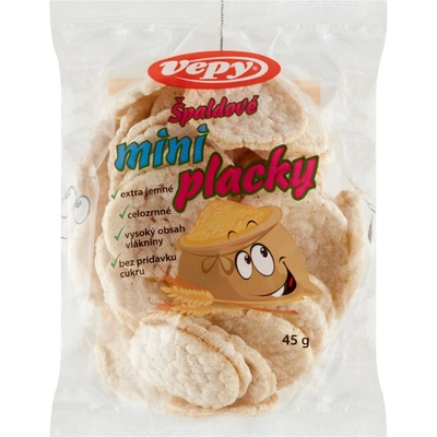 VEPY Špaldové mini placky 45 g