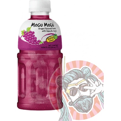 Mogu Mogu Džús s Kúskami Želé Hrozno 320 ml