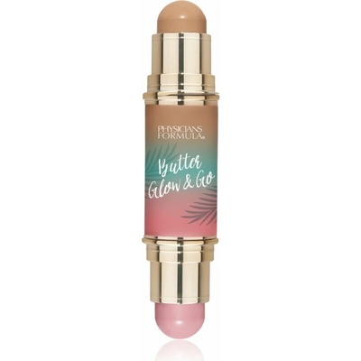 Physicians Formula Butter Glow & Go obojstranná kontúrovacia tyčinka Beachy Pink 10 g