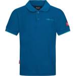 Trollkids Детска поло тениска Trollkids Kid's Bergen Polo XT Polo shirt - Summernight Blue / Blue Coral - размер 92 (EU) (704-1800-0811)
