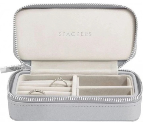 Stackers šperkovnice Pebble Grey Medium šedá