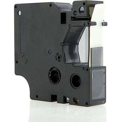 Dymo 45021 12mm x 7m bílý tisk / černý podklad