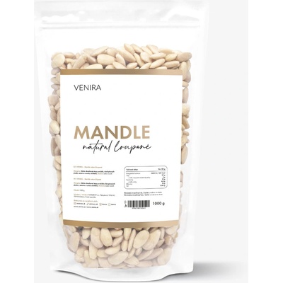 VENIRA mandle natural lúpané 1000 g
