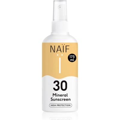 Naif Sun Mineral Sunscreen SPF 30 слънцезащитен спрей SPF 30 175ml