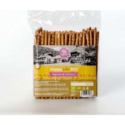 Happy Life Tyčinky BIO Špaldové slané 120 g