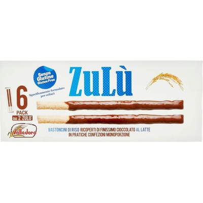 Zulu ryžové tyčinky s mliečnou čokoládou bezlepkové 140 g