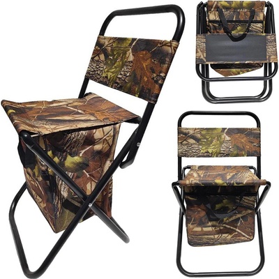 Verk 01680 Kempingová skládací židle s termo brašnou hnědá