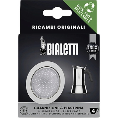 Bialetti 4 nerez sitko + silikonové tesnenie