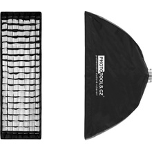 Phototools Stripbox KS 23x91 cm dáždnikový s voštinou, adaptér Bowens