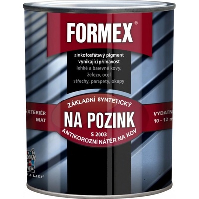 Barvy a laky Hostivař FORMEX S2003 0,6L 0600 šedozelená