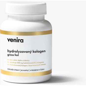Venira hydrolyzovaný kolagén grass fed 80 kapsúl