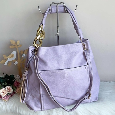 Дамска Лилава Чанта - Модел 1036