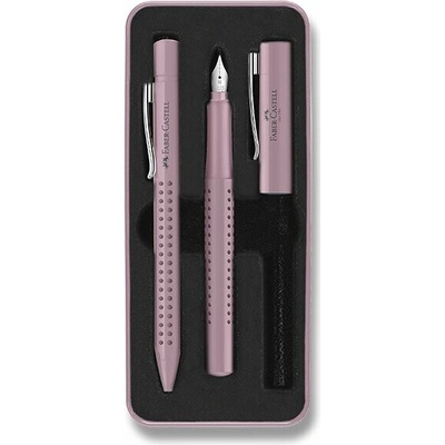 Súprava Faber-Castell Grip Edition 2010 plniace pero a guličkové pero ružové